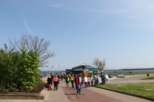 Ankunft auf Helgoland