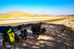 Fahrräder in der Wüste