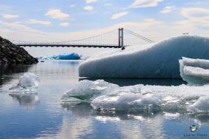 kleiner Eisberg am Jökulsárlón