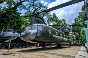 Dieses Flugzeug aus dem Kriegsmuseum in Saigon ist ein wahres Monster. Einfach gigantisch und beängstigend.