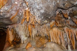Tropfsteine in den Buchan Caves