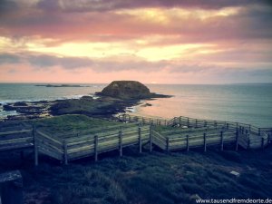 blutroter Sonnenuntergang Phillip Island