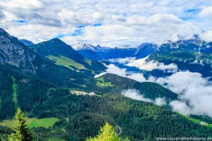 Blick vom Kehlsteinhaus auf den Königssee