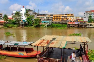 Überfahrt mit dem Boot nach Ayutthaya