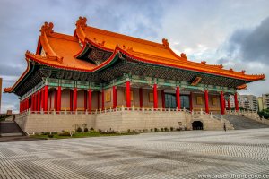 Roter Tempel in Taipeh