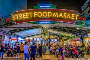 Ben Tanh Street Food Market in Saigon