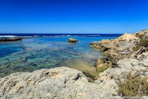 Glasklares Wasser auf Rottnest Island bei Perth