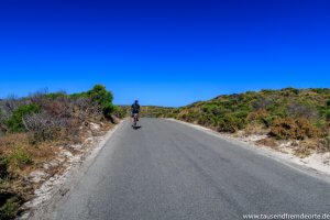 Mit dem Fahrrad um Rottnest Island