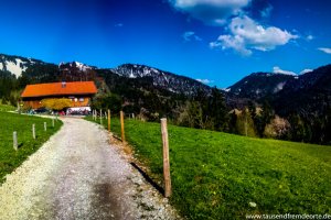 Agergschwendalm auf dem Weg zum Hochgern