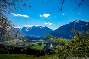 Aussicht auf dem Weg zum Hochgern